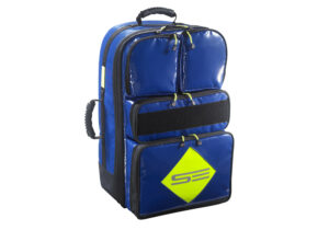 blue emergency backpack