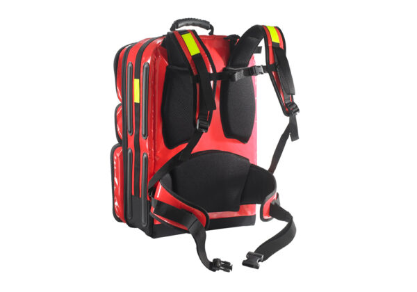 red emergency backpack